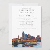 Happily Ever After Photo Nashville Wedding Kaart (Voorkant)