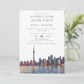 Happily Ever After Photo Toronto Wedding Kaart (Staand voorkant)
