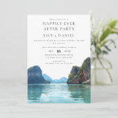 Happily Ever After Phuket Thailand Photo Wedding Kaart (Staand voorkant)