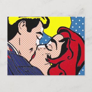 Happily Ever After Pop Art Ansichtkaart Briefkaart