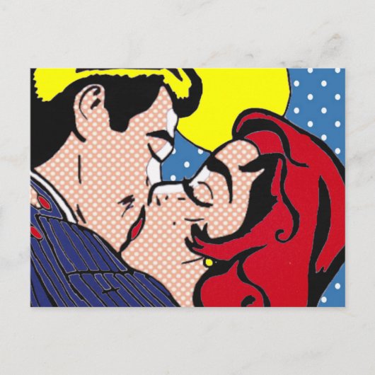 Happily Ever After Pop Art Ansichtkaart Briefkaart (Voorkant)