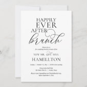 Happily Ever After Post-huwelijks Brunch  Kaart (Voorkant)