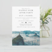 Happily Ever After Rio de Janeiro Brazil Wedding Kaart (Staand voorkant)