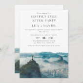 Happily Ever After Rio de Janeiro Brazil Wedding Kaart (Voorkant / Achterkant)
