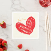 Happily Ever After Rode Hart Bruids Brunch Borrel Servet (Insitu)