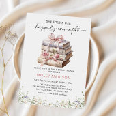 Happily Ever After Roze Strik Boek Bruidsfeest Kaart