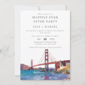 Happily Ever After San Francisco Wedding Kaart (Voorkant)