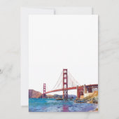 Happily Ever After San Francisco Wedding Kaart (Achterkant)