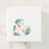 Happily ever after - Sprookje voor twee flamingo's Bedankjes Labels (In situ)