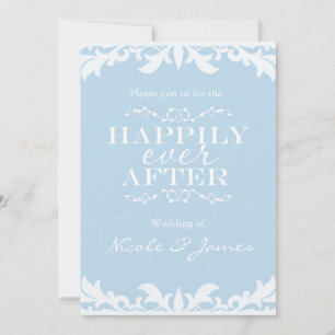 HAPPILY EVER AFTER Sprookjes Huwelijksuitnodiging Kaart