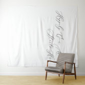 Happily Ever After Starts Here wedding backdrop  Wandkleed (In Situ (horizontaal))