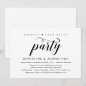 Happily Ever After, Trouwfeest met minder gasten Kaart (Voorkant / Achterkant)