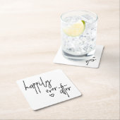 Happily Ever After Trouwkousen Kartonnen Onderzetters (Insitu)