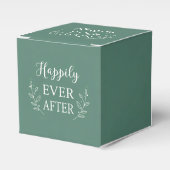 “Happily Ever After” Trouwontwerp – Elegant  Bedankdoosjes (Voorkant Zijde)