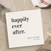 Happily Ever After Trouwreceptie Servet