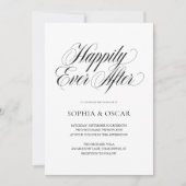 Happily Ever After Trouwuitnodiging Set Kaart (Voorkant)