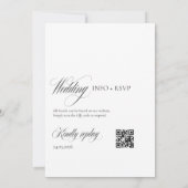 Happily Ever After Trouwuitnodiging Set Kaart (Achterkant)