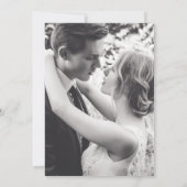 Happily Ever After turquoise palm na Bruiloftsfees Save The Date (Achterkant)