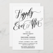 Happily Ever After Uitgebreid script zwart wit Kaart (Voorkant / Achterkant)