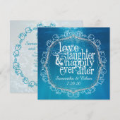 Happily Ever After Uitnodiging (Voorkant / Achterkant)