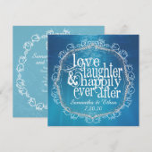 Happily Ever After Uitnodiging (Voorkant / Achterkant)