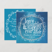 Happily Ever After Uitnodiging (Voorkant / Achterkant)