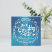 Happily Ever After Uitnodiging (Staand voorkant)