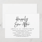 Happily Ever After, Uitnodiging voor diner na het  (Voorkant / Achterkant)