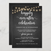 Happily ever after viering, Rustieke Elopement I Kaart (Voorkant / Achterkant)