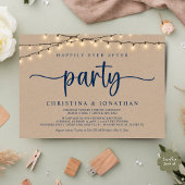 Happily Ever After Wedding Party, String Lights Kaart