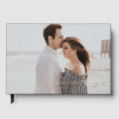 Happily Ever After Wedding Photo Custom  Gastenboek (Voorkant)