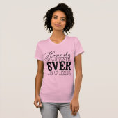 Happily Ever – Minimal Romantic Typography T-shirt (Voorkant volledig)