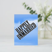 HAPPILY UNMARRIED BRIEFKAART (Staand voorkant)