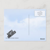 HAPPILY UNMARRIED BRIEFKAART (Achterkant)