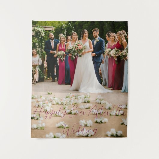 #HappilyEverAfter:DeTrouwTapisserie Wandkleed (Voorkant)