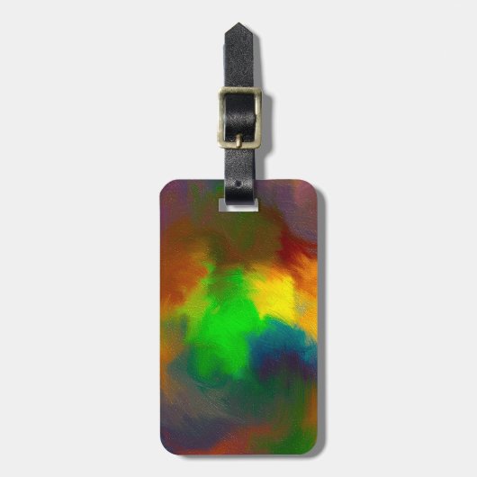 Happiness and arts bagagelabel (Voorkant verticaal)