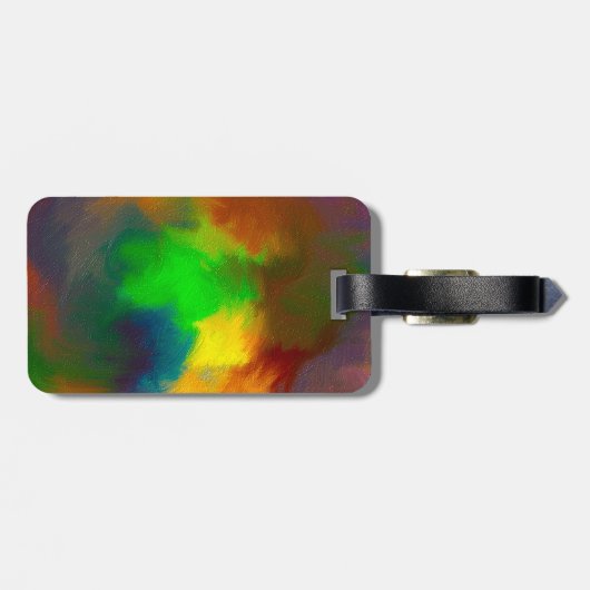 Happiness and arts bagagelabel (Achterkant horizontaal)