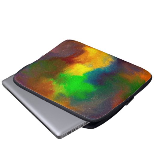 Happiness and arts laptop sleeve (Voorkant onderkant)