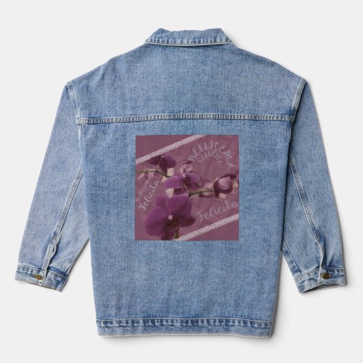 Happiness and Beauty spijkerjack Denim Jacket (Achterkant)