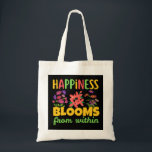 Happiness Blooms From Within Happiness Spring Tote Bag<br><div class="desc">Happiness Blooms From Within Happiness Spring</div>