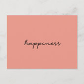 Happiness briefkaart (Voorkant)