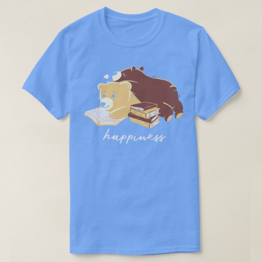 Happiness Brown Beer T-shirt (Design voorkant)