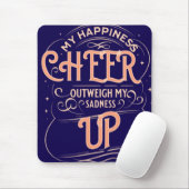  HAPPINESS CHEER UP  MOUSEPAD  MUISMAT (Met muis)