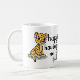 Happiness & Cheetah Vibes: citaten uit het leven Koffiemok