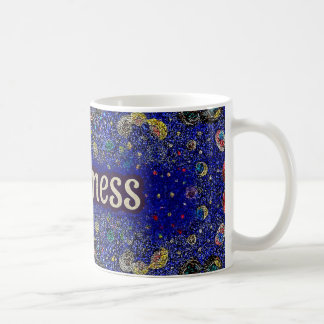 Happiness Coffee Mug – Vibrant Mandala-Style Koffiemok