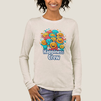 Happiness Crew – Schattige en vreugdevol T-shirt m