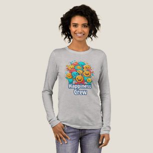 Happiness Crew – Schattige en vreugdevol T-shirt m