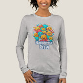 Happiness Crew – Schattige en vreugdevol T-shirt m (Voorkant)