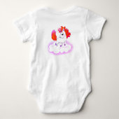 Happiness cute magic unicorn romper (Achterkant)