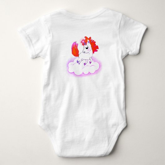 Happiness cute magic unicorn romper (Achterkant)